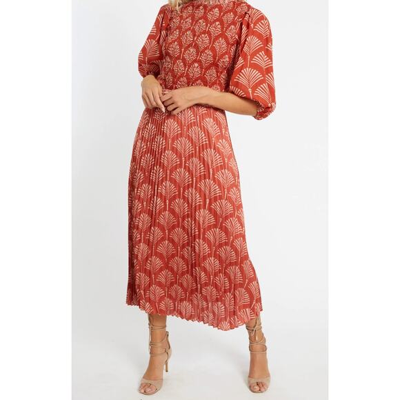 Caballero Rust Ginko Lucille Breeze Skirt size M medium - Picture 1 of 7